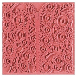 Płytka z teksturą Mechanizmy 9x9 cm