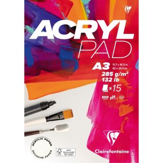 Blok do akryli ACRYLPAD A3, 285g, 15 ark