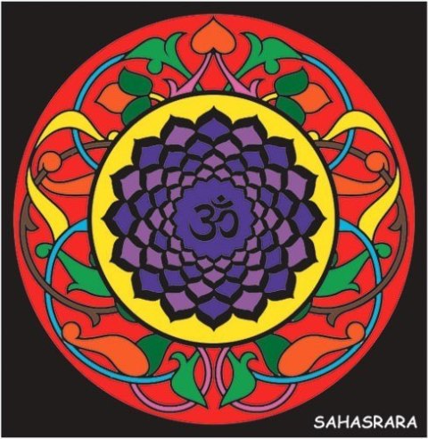 Czakra COLORVELVET SAHASRARA